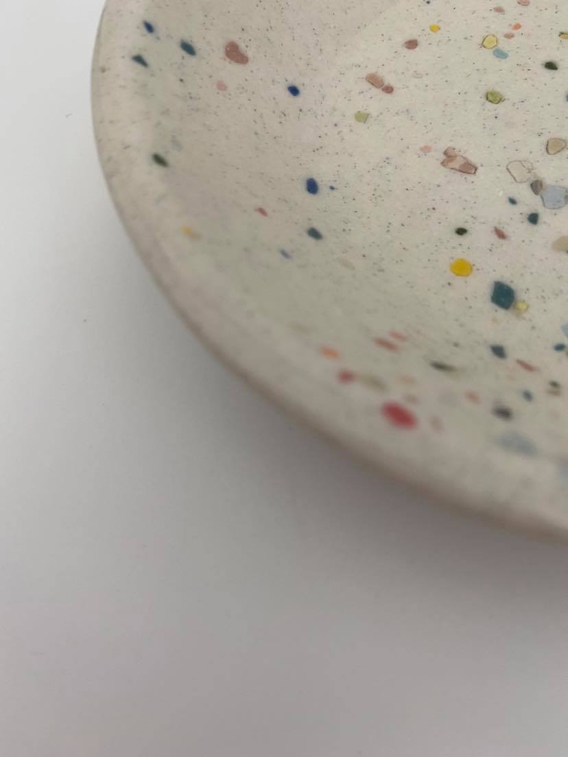 Small Confetti Cannon Ceramic Dish
